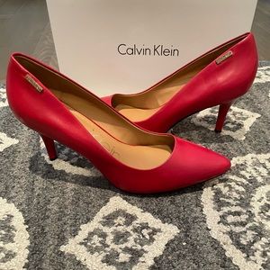 Calvin Klein Red Heels